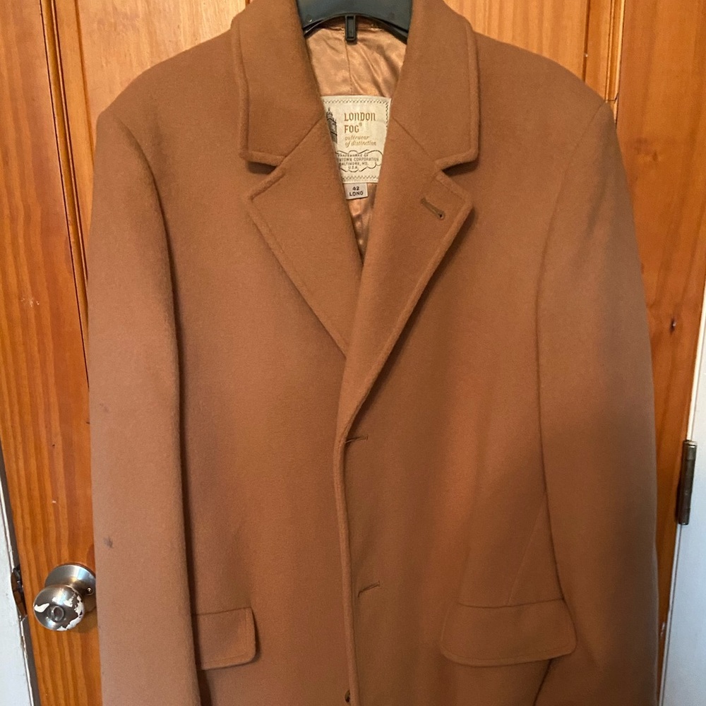 Vintage london fog wool trench coat.